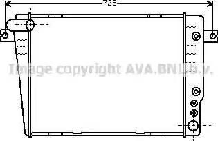 AVA BW2035 - Radiatore, Raffreddamento motore www.autoricambi360.it
