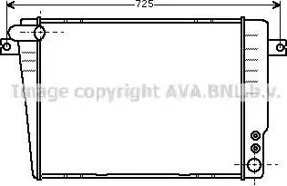 AVA BW 2036 - Radiatore, Raffreddamento motore www.autoricambi360.it