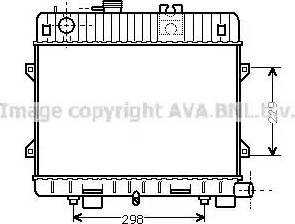 AVA BW 2032 - Radiatore, Raffreddamento motore www.autoricambi360.it