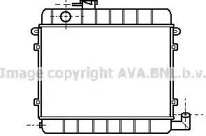 AVA BW 2114 - Radiatore, Raffreddamento motore www.autoricambi360.it