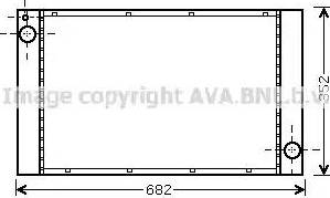 AVA BW 2333 - Radiatore, Raffreddamento motore www.autoricambi360.it