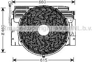 AVA BW7518 - Ventola, Raffreddamento motore www.autoricambi360.it