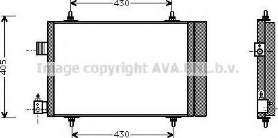 AVA CNA5173 - Condensatore, Climatizzatore www.autoricambi360.it