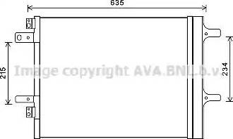 AVA CN5308D - Condensatore, Climatizzatore www.autoricambi360.it
