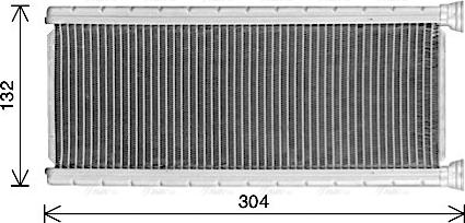 AVA CN6339 - Scambiatore calore, Riscaldamento abitacolo www.autoricambi360.it