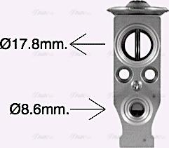 AVA CN1323 - Valvola ad espansione, Climatizzatore www.autoricambi360.it