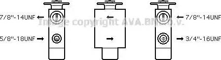AVA CN1223 - Valvola ad espansione, Climatizzatore www.autoricambi360.it