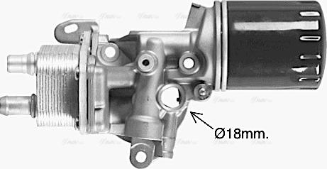 AVA CN3327H - Radiatore olio, Olio motore www.autoricambi360.it