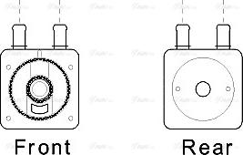 AVA CN3285 - Radiatore olio, Cambio automatico www.autoricambi360.it