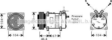 AVA CN K210 - Compressore, Climatizzatore www.autoricambi360.it