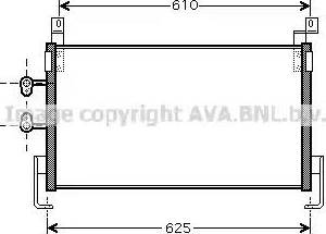 AVA CR5095 - Condensatore, Climatizzatore www.autoricambi360.it