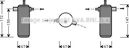 AVA CR D044 - Essiccatore, Climatizzatore www.autoricambi360.it