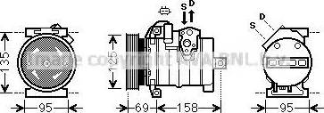 AVA CRK130 - Compressore, Climatizzatore www.autoricambi360.it