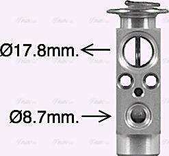 AVA DF1095 - Valvola ad espansione, Climatizzatore www.autoricambi360.it