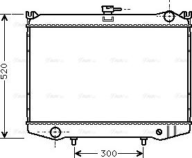 AVA DN 2041 - Radiatore, Raffreddamento motore www.autoricambi360.it