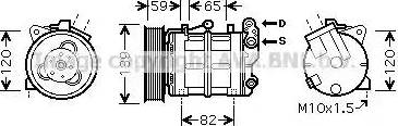 AVA DN K315 - Compressore, Climatizzatore www.autoricambi360.it