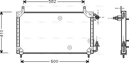AVA DW 5006 - Condensatore, Climatizzatore www.autoricambi360.it