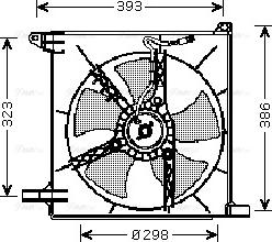 AVA DW 7513 - Ventola, Raffreddamento motore www.autoricambi360.it