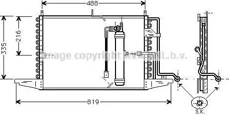 AVA FD 5126 - Condensatore, Climatizzatore www.autoricambi360.it