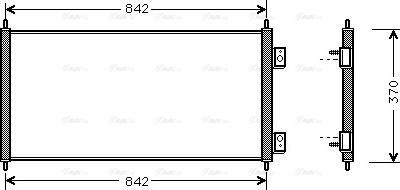 AVA FD 5303 - Condensatore, Climatizzatore www.autoricambi360.it