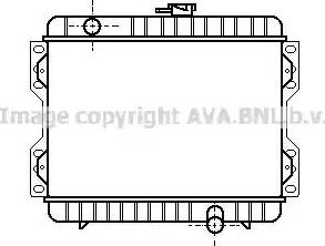 AVA FD 2046 - Radiatore, Raffreddamento motore www.autoricambi360.it