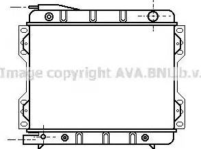 AVA FD 2041 - Radiatore, Raffreddamento motore www.autoricambi360.it