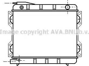 AVA FD 2042 - Radiatore, Raffreddamento motore www.autoricambi360.it