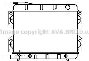 AVA FD 2029 - Radiatore, Raffreddamento motore www.autoricambi360.it