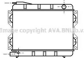 AVA FD 2028 - Radiatore, Raffreddamento motore www.autoricambi360.it