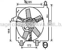 AVA FD7550 - Ventola, Raffreddamento motore www.autoricambi360.it