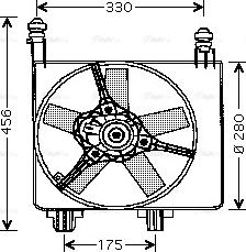 AVA FD7524 - Ventola, Raffreddamento motore www.autoricambi360.it