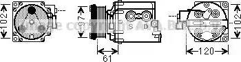 AVA FD K436 - Compressore, Climatizzatore www.autoricambi360.it