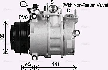 AVA FDAK692 - Compressore, Climatizzatore www.autoricambi360.it