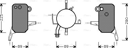 AVA FDD119 - Essiccatore, Climatizzatore www.autoricambi360.it