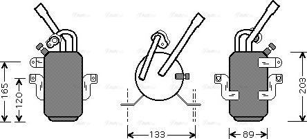 AVA FD D311 - Essiccatore, Climatizzatore www.autoricambi360.it
