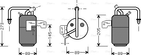AVA FD D331 - Essiccatore, Climatizzatore www.autoricambi360.it