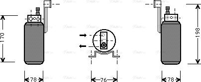 AVA FDD296 - Essiccatore, Climatizzatore www.autoricambi360.it