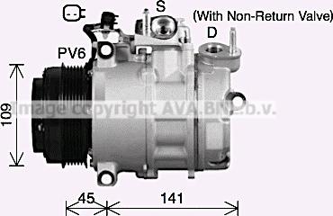 AVA FDK692 - Compressore, Climatizzatore www.autoricambi360.it