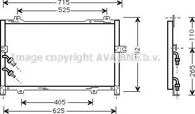 AVA HD 5099 - Condensatore, Climatizzatore www.autoricambi360.it