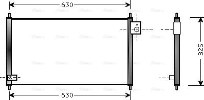 AVA HD5111 - Condensatore, Climatizzatore www.autoricambi360.it