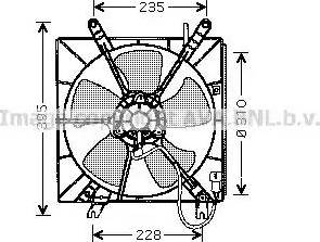 AVA HD7509 - Ventola, Raffreddamento motore www.autoricambi360.it