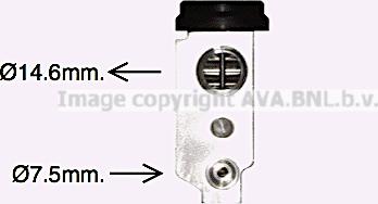 AVA HY1473 - Valvola ad espansione, Climatizzatore www.autoricambi360.it