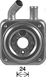 AVA HY3584 - Radiatore olio, Olio motore www.autoricambi360.it