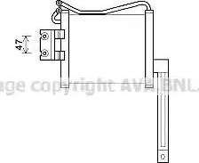 AVA HY3331 - Radiatore olio, Cambio automatico www.autoricambi360.it
