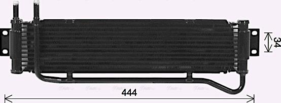 AVA KA3308 - Radiatore olio, Cambio automatico www.autoricambi360.it