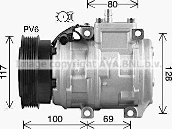 AVA KAK336 - Compressore, Climatizzatore www.autoricambi360.it