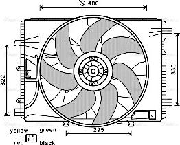 AVA MS7522 - Ventola, Raffreddamento motore www.autoricambi360.it