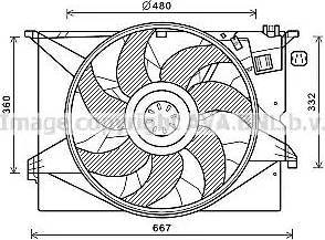 AVA MS7670 - Ventola, Raffreddamento motore www.autoricambi360.it