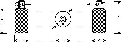 AVA MS D050 - Essiccatore, Climatizzatore www.autoricambi360.it