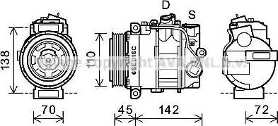 AVA MSK614 - Compressore, Climatizzatore www.autoricambi360.it